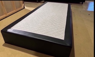 Losse boxspring, zwart